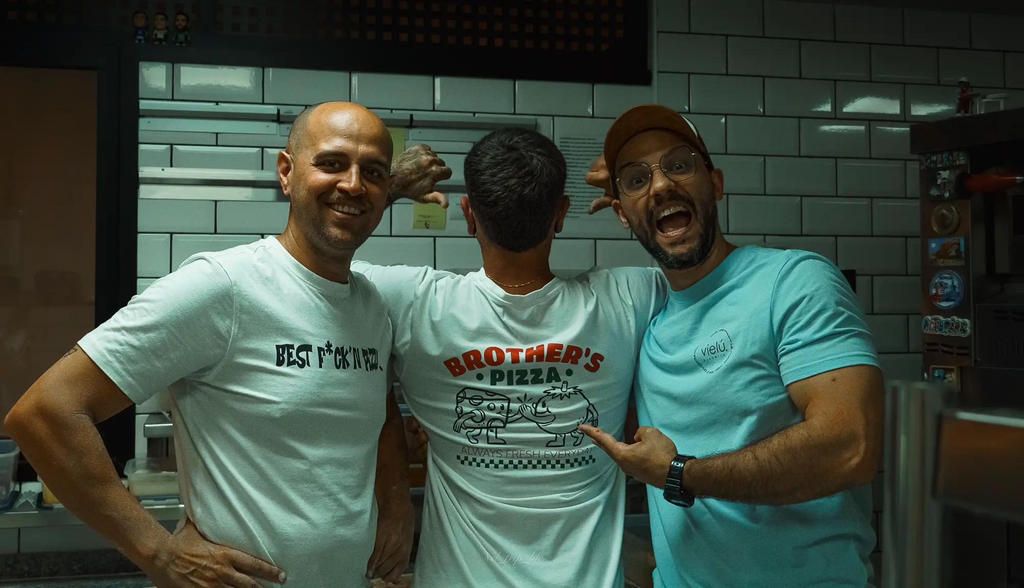 El equipo Vielú Pizzería
